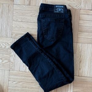 True Religion Women's Black Skinny Jeans